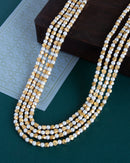 Zeenat Layered Mala - Pearl
