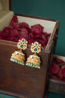 Svarna Jhumka - Green