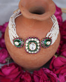 Padmini Kundan Meenakari Choker Set