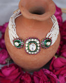 Padmini Kundan Meenakari Choker Set