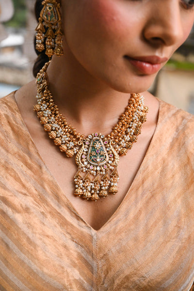 Zarna Antique Necklace Set