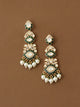 Anaya Kundan Earrings - Green