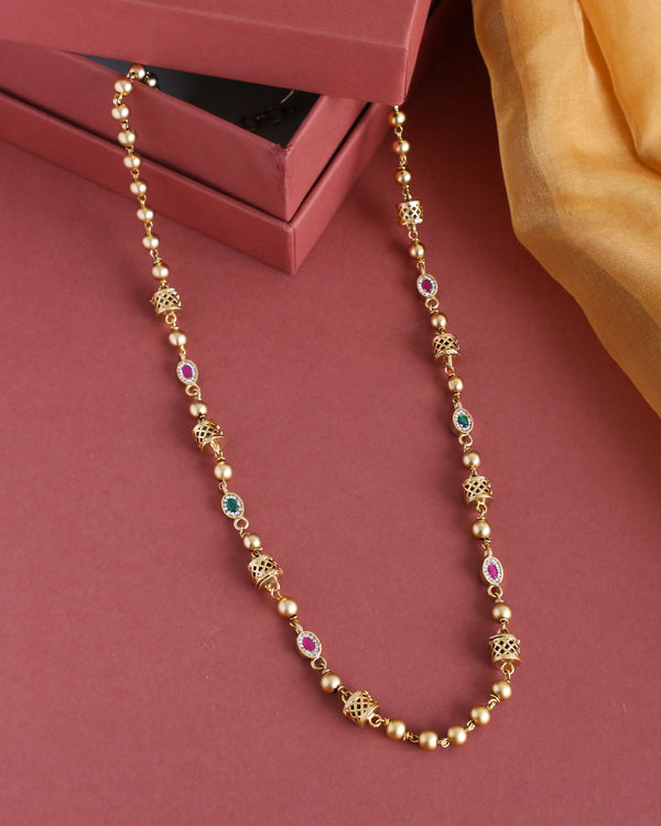 Kaikeyi Antique Multicolour Mala - Oval