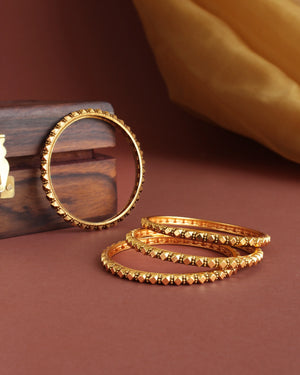 Aarvini Golden Bangles