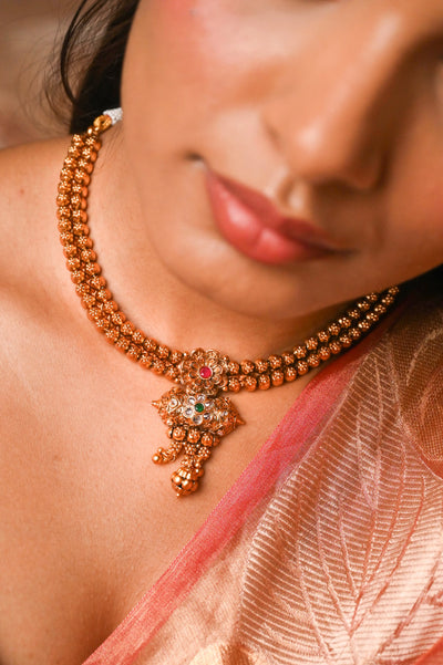 Supriya Temple Necklace Set
