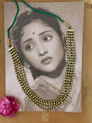 Zeenat Layered Mala- Green