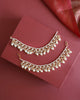 Lavanya Teardrop Pearl Ear Chain - Set of 2