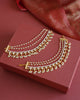 Juhi Kundan Layered Pearl Ear Chain - Set of 2
