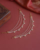 Hemangi Kundan Layered Geometric Ear Chain - Set of 2