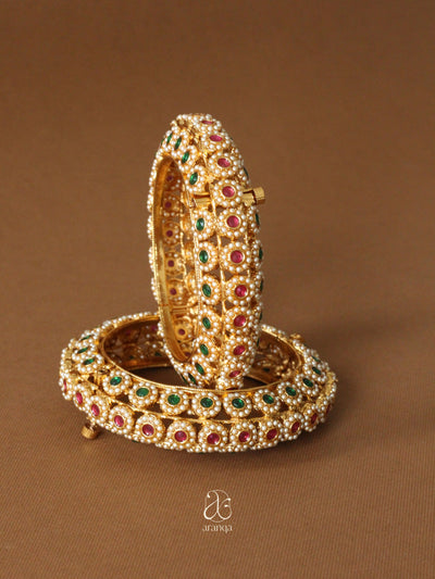 Sanya Multicolor  Openable Bangles - Set of 2