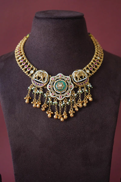 Lalima Antique Necklace Set