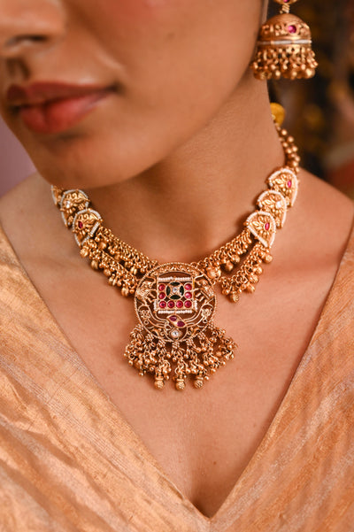 Yakshi Antique Necklace Set