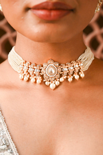 Ormika Polki Kundan Necklace Set