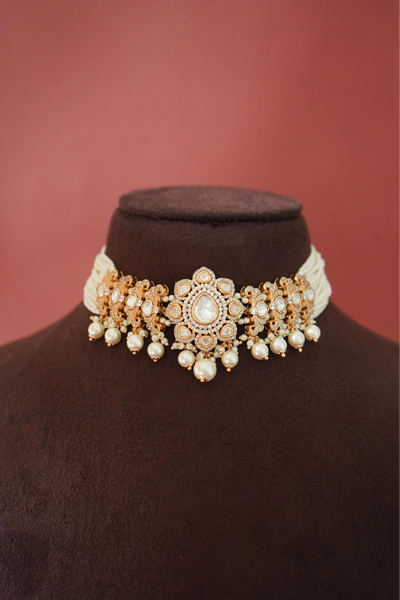 Ormika Polki Kundan Necklace Set