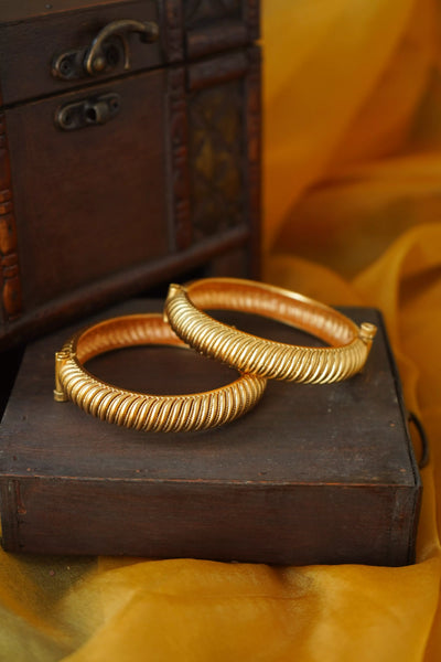 Ismita Antique Openable Bangles- Set of 2