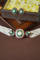 Padmini Kundan Meenakari Choker Set