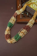 Leela 15 Layered Mala- Multicolour