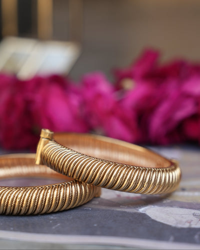 Ismita Antique Openable Bangles- Set of 2