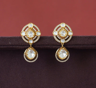 Lunara Kundan Orbit Earrings