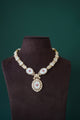 Avyani Mother of Pearl Necklace Set - Ruby