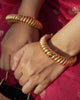 Leora Gold Sutlada Openable Bangles- Set of 2