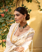 Kamala Emerald Statement Pendant Necklace Set