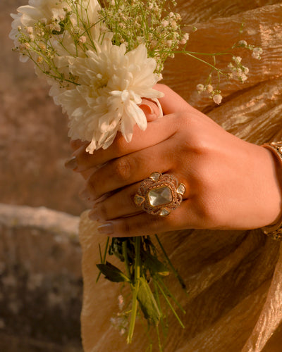 Mallika Kundan Ring